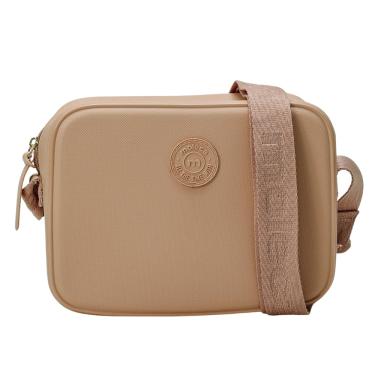 Imagem de Bolsa Moleca Tira Colo Feminina Alça Clara Nude