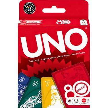 Imagem de Jogo de Cartas Uno 80th Mattel Ruby Red JGK30 Mattel