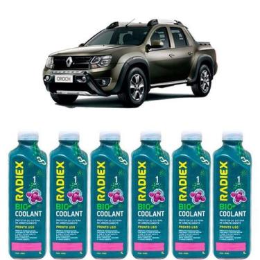 Imagem de Kit aditivo radiador bio coolant pronto para uso rosa - renault oroch 