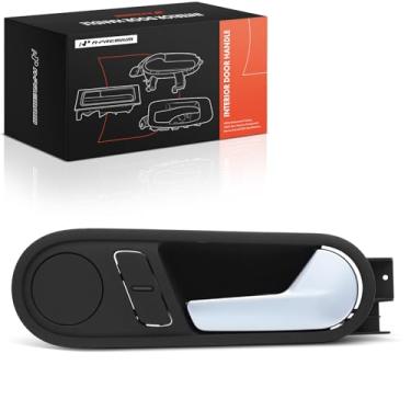 Imagem de A-Premium Maçaneta interna do lado do passageiro dianteiro direito compatível com Volkswagen Beetle 2012 2013 2014 2015, caixa preta com alavanca prata