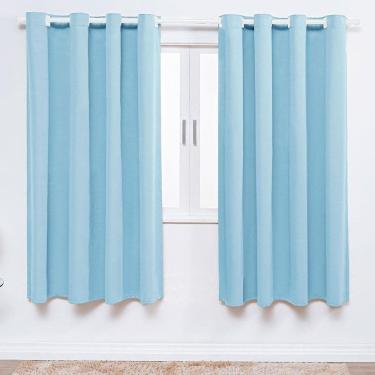 Imagem de Cortina Infantil Para Menino 2 Metros Azul Para Varão