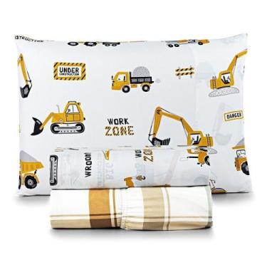 Imagem de Jogo de Cama Tutti Kids 200 Fios Solteiro 03 Peças 100% Poliéster - Ma