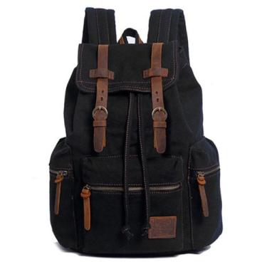 Imagem de Mochila AUGUR High Capacity Canvas Vintage 16,5 L para caminhadas