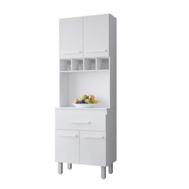 Imagem de Paneleiro Branco Grande Com 4 Portas E Espaço Para Forno Vt