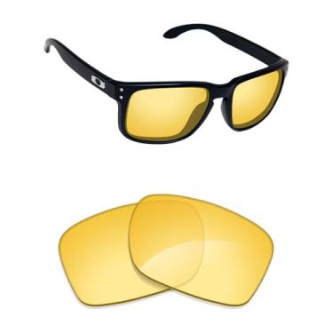 Imagem de Alphax Lentes de reposição Tracer Yellow não polarizadas para óculos de sol Oakley Tinfoil Carbon OO6018