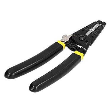 Imagem de Cortador descascador de fios Crimper SKA85 Multifuncional antiferrugem Ferramenta de decapagem de cabos de aço de alto carbono para trabalhos de fiação elétrica Cabo PP preto
