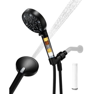 Imagem de Chuveiro portátil preto fosco HM-003