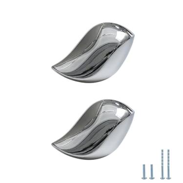 Imagem de Evionlin Puxador de armário de pássaros de liga de zinco, puxadores de gaveta de pássaros cromados brilhantes para cômoda de armário de gaveta de 4 cm