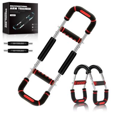 Imagem de 2025 Pro Twister Arm Trainer, barra giratória ajustável de 18 a 45 kg, equipamento de treino para braço de ombro e peito, máquina de fitness removível para a parte superior do corpo para casa e