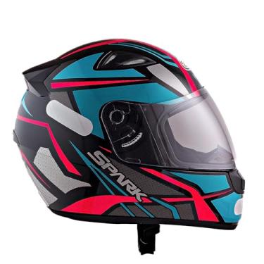 Imagem de Capacete Moto Fechado Ebf Spider Tiffany C/Narigueira (60)