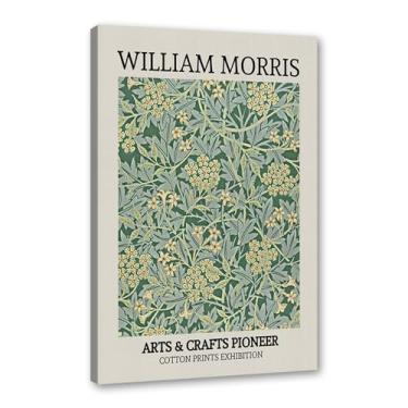 Imagem de Picasso Matisse Flor Bauhaus William Morris Pintura em Tela Arte de Parede Galeria Mercado de Flores Cartazes Impressões Modernas para Decoração de Sala de Estar (SKU6,16x60 cm), Emoldurado (Tela