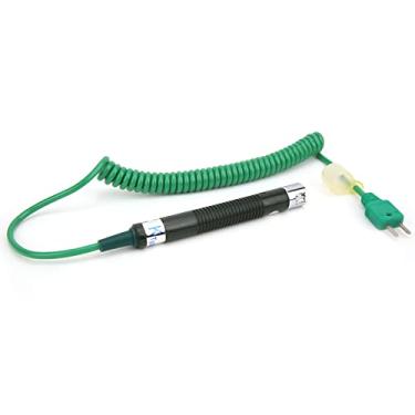 Imagem de KIMISS Adequado para Sonda de Termômetro Termopar Tipo K de -50 ℃-400 ℃ para Medição Precisa da Temperatura da Superfície, Compatível Com DT-610B/DT-612/-613