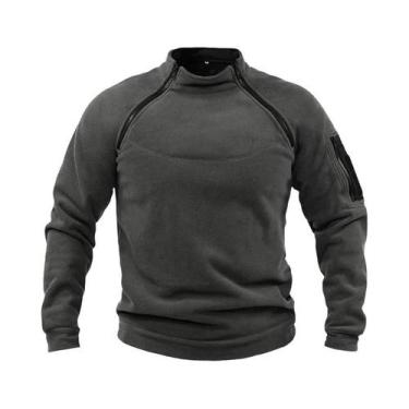 Imagem de Jaqueta Tática Militar Masculina De Fleece, Pulôver Casual, À Prova De