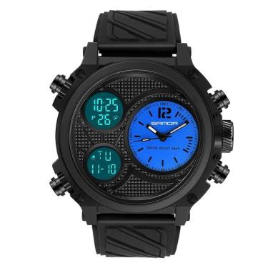 Imagem de Relógio De Pulso Militar Sports Digital 3002 Azul