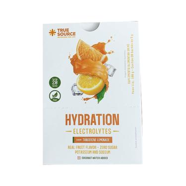 Imagem de Repositor Eletrolítico Hydration Electrolytes Tangerine Lemonade 5g True Source 20 Sachês