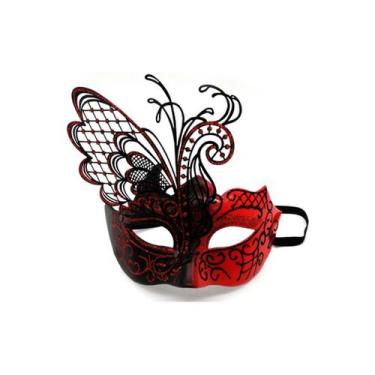 Imagem de Máscara de cosplay, festa de Veneza, renda, meia face, fantasia de Hal