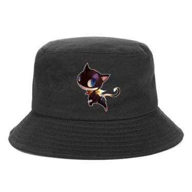 Imagem de Bucket Hat Personas Morganas Anime Unissex Beach Fishing - yiweisai