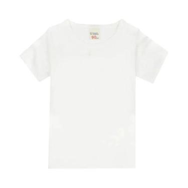 Imagem de Camisetas De Algodão De Verão Para Meninos E Meninas, Manga Curta, Top