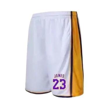 Imagem de Shorts De Basquete Esportivos Multicoloridos E Respiráveis Para Homens