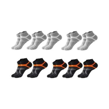 Imagem de Meias Masculinas De Algodão Respirável Para O Verão, Casuais, Para Ati