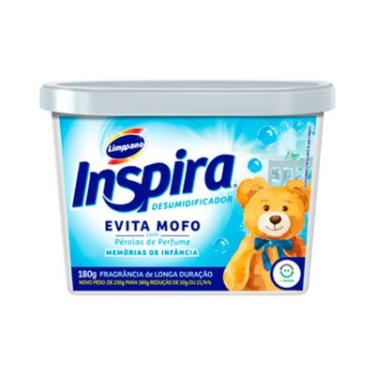 Imagem de DESUMIDIFICADOR DE AMBIENTE EVITA MOFO COM PÉROLAS DE PERFUME MEMÓRIAS DE INFÂNCIA INSPIRA POTE 180G