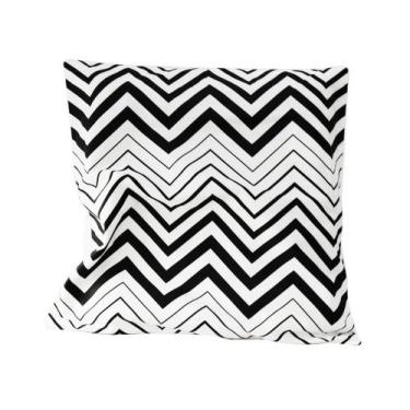 Imagem de Capa de almofada estampa geométrica em  tecido 100% poliéster 44x44cm 