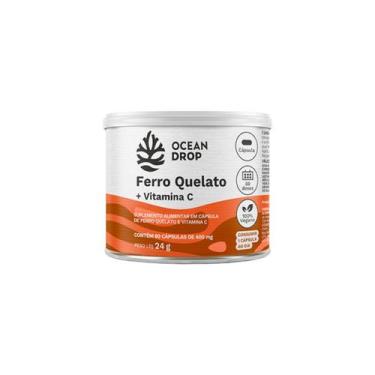 Imagem de Ferro Quelato + Vitamina C - Ocean Drop, 60 Capsulas
