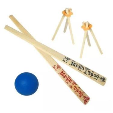Imagem de Brinquedos Educativos Jogo De Bets 2 Tacos Bola E Casinha - Carlu Brin