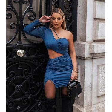 Imagem de Vestido fios de lurex veste P e M - Beijo doce 