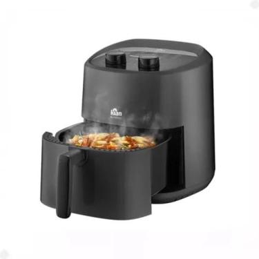 Imagem de Fritadeira Elétrica Air Fryer 3,5l Preta 127v kian, 110V, Preto