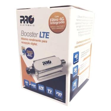 Imagem de Booster Amplificador Tv Digital Lte Uhf 40db Pqbt-4000lte - Proeletron