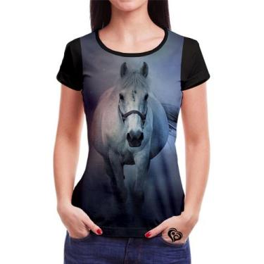 Imagem de Camiseta De Cavalo Feminina Roupa Blusa Animal Campo Est3 - Alemark