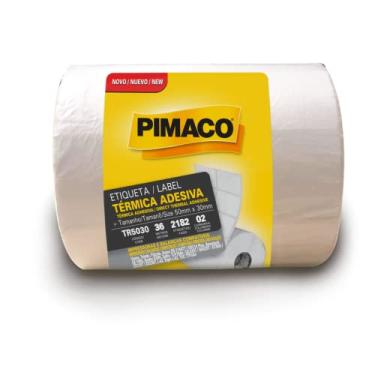 Imagem de Pimaco Etiqueta adesiva térmica 50mmx30mm