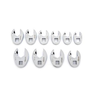 Imagem de GEARWRENCH Conjunto de chaves de galo com catraca de 10 peças, métrico - 89119