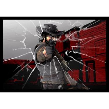 Imagem de Quadro Game Red Dead Redemption 42x29cm - Fanarte