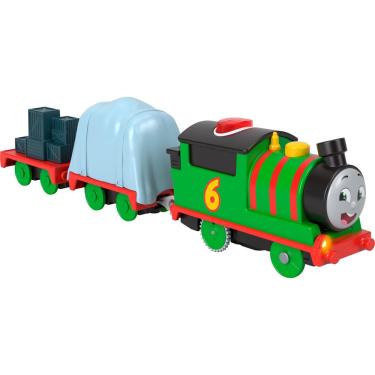 Imagem de Trem de brinquedo motorizado Thomas e seus amigos falando sobre Percy há mais de 3 anos