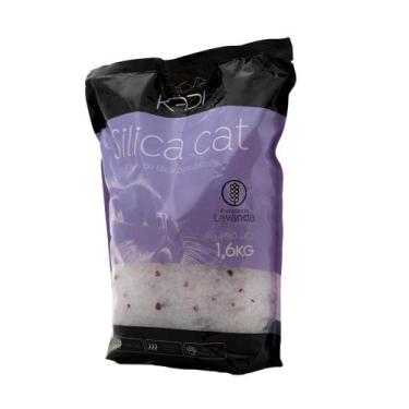 Imagem de Areia Cristais D Sílica Fragancia Lavanda P Gatos Kadi 1,6kg