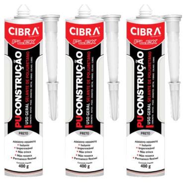 Imagem de Kit 3 Selantes PU 40 PU Construção Uso Geral Selante de Poliuretano Ad