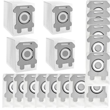 Imagem de Sacos de eliminação de sujeira compatíveis com aspirador de pó iRobot i3, i3+, i7, i7+, i8, i8+, i4, i4+, i1, i1+, i6, i6+, j7, j7+, s9, s9 Plus, i & s j Series peças de reposição para sacos de lixo