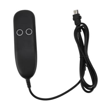 Imagem de Sofá elétrico Controlador de 2 botões de massagem Sofá controlador de cadeira de cadeira para cadeira para home theater Straight 5 pinos Caixa plástica de abdom