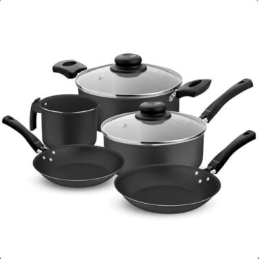 Imagem de Conjunto de Panelas Linha Clarity 5 Peças (Preto/Preto)