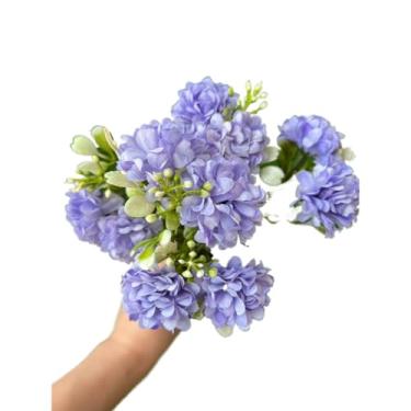 Imagem de Flor Artificial Mini Delicada para Decoração de Casa, Arranjo Decorativo com Buquê Artificial(Rosè,3)