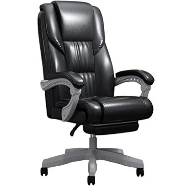 Imagem de Cadeira executiva cadeiras executivas para mesa de computador de pano nano tecnológico grande e alta, cadeira de escritório com encosto alto com apoio de braço, cadeira executiva moderna giratória