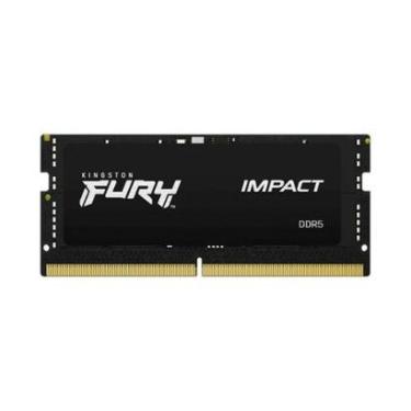 Imagem de Memória RAM para Notebook Kingston Fury Impact, 16GB, 5600MHz, DDR5, CL40, Preto - KF556S40IB-16-Unissex