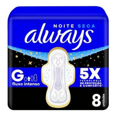 Imagem de Absorvente always seca noturno leve 8 pague 7