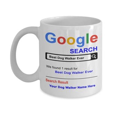 Imagem de Caneca personalizada para andador de cachorro – Presentes para cães – Caneca personalizada para andador de cachorro – Ideia de presente de aniversário e Natal – Caneca de café de 325 ml