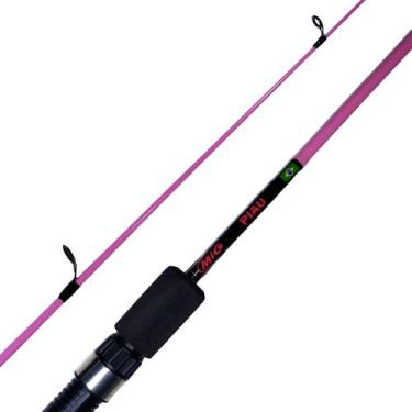Imagem de Vara Pesca Leve Ultra Light Molinete Mig Piau MP-07 1,40m 6-12lbs Rosa