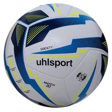 Imagem de Bola de Society Uhlsport Match R1 Low Kick Oficial 2025, Branco