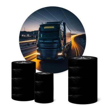 Imagem de Trio Capas Cilindro Painel Redondo 1,50m Caminhão - Fadrix, K1RUK0003