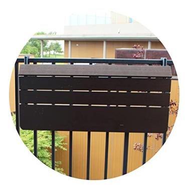 Imagem de JMCAJIE Mesas laterais de barra de parede penduradas na varanda, mesa de lazer multifuncional, mesa de parede dobrável ao ar livre, mesa de jardim ajustável, prateleira de balcão de sala de jantar